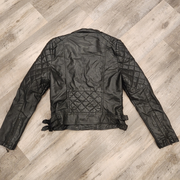 Woman's MAX Jeans Leather coat - Picture 5 of 8